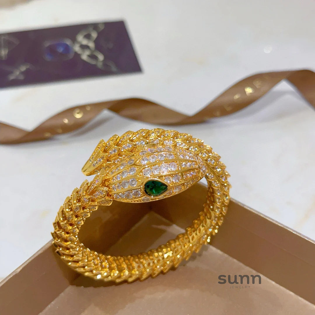 America Diamond Serpent Bracelet