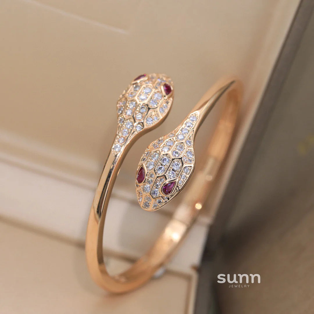 America Diamond Serpent Bracelet