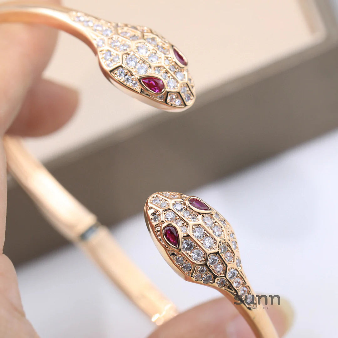 America Diamond Serpent Bracelet