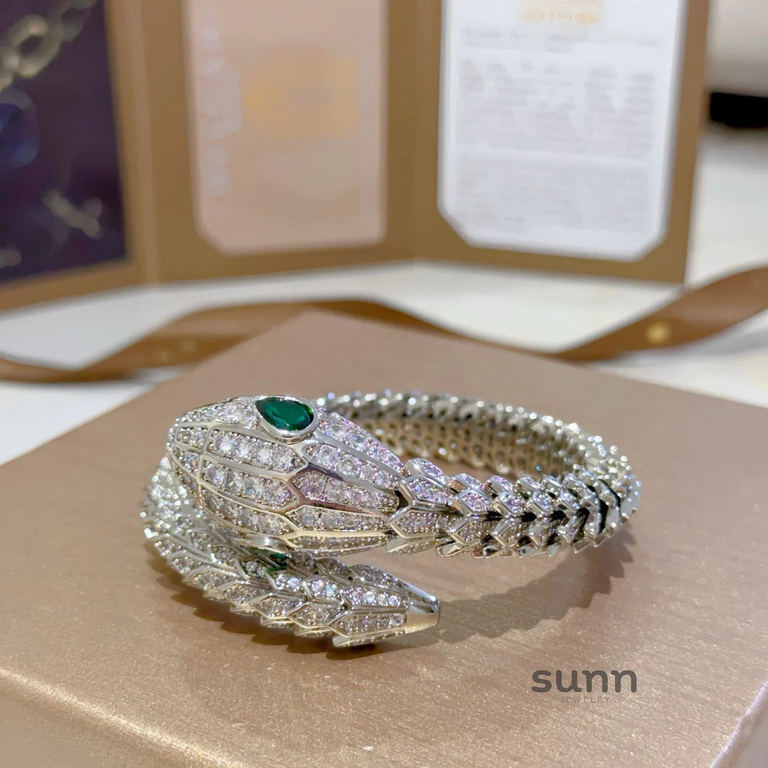 America Diamond Serpent Bracelet