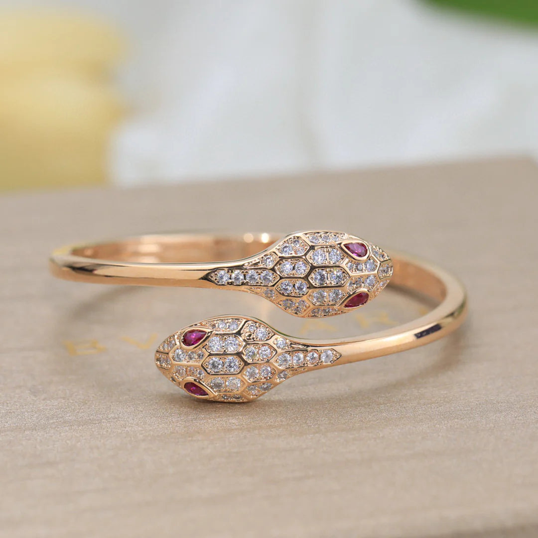 America Diamond Serpent Bracelet