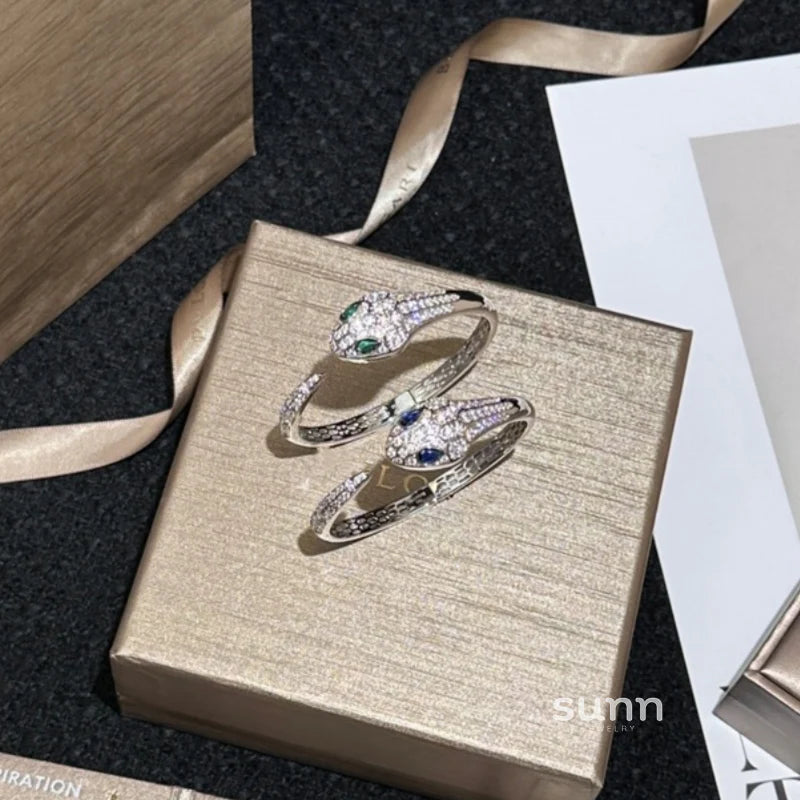 America Diamond Serpent Bracelet
