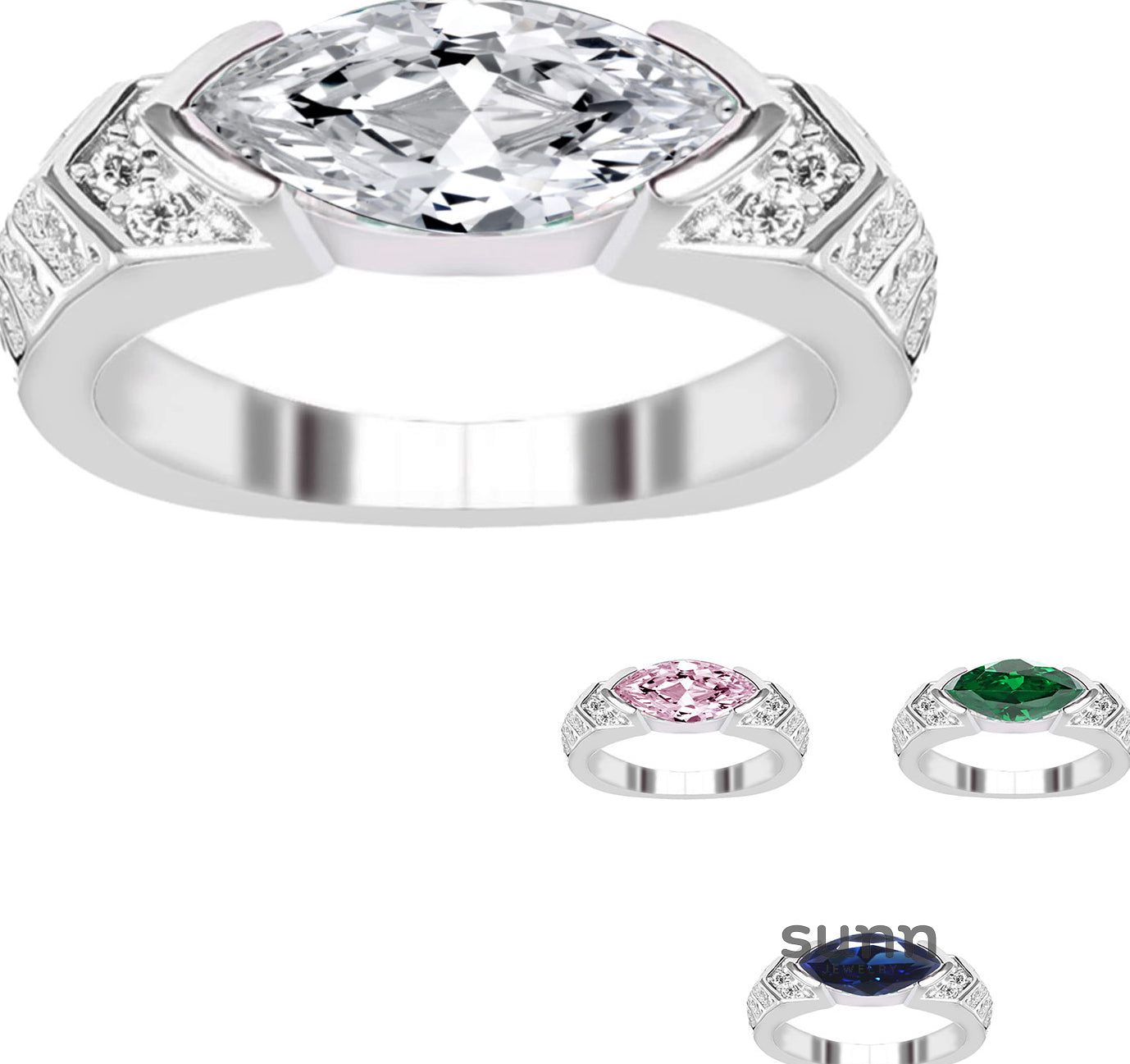 Amilliana Moissanite Horus Ring [ZGN1QAL7]