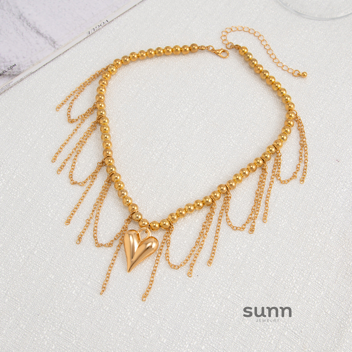 Amilya Layered Charm Necklace [0JAXI2BA]