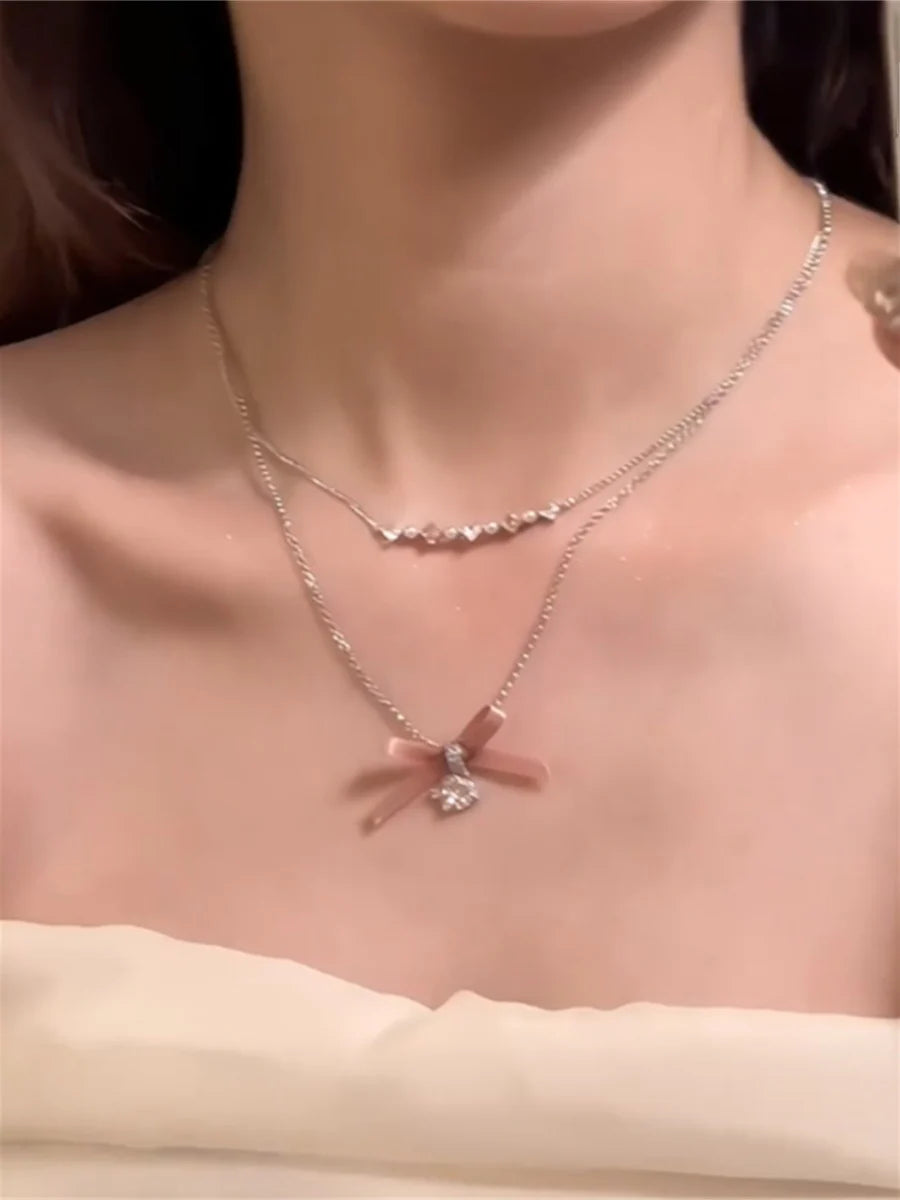 Aminata Delicate Bow Necklace