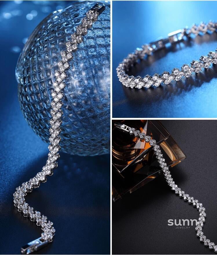 Aminata Sparkling Heart Bracelet [16VO0GAZ]