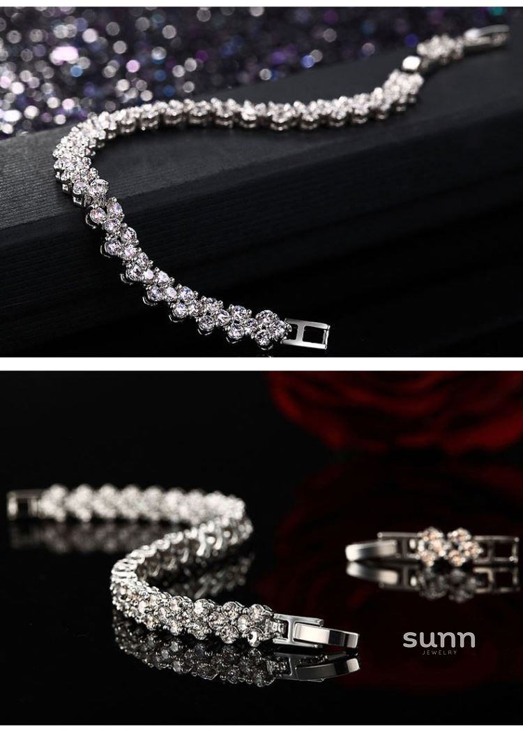 Aminata Sparkling Heart Bracelet [Q9QDU37G]