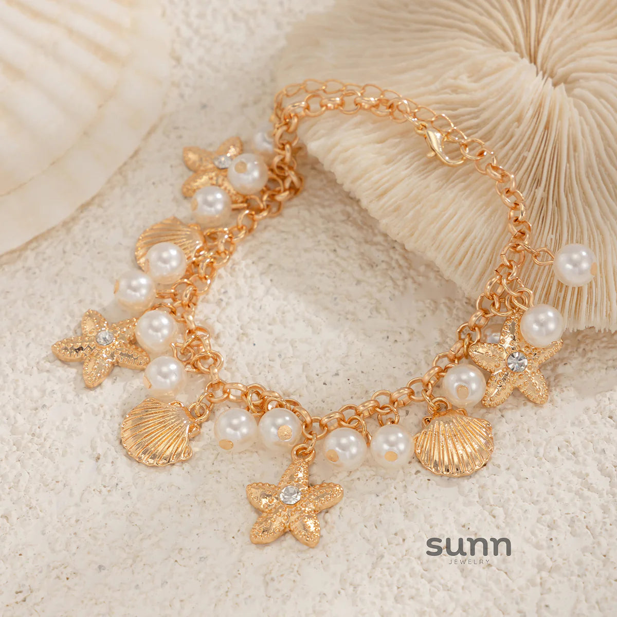 Amity Ocean Pearl Anklet