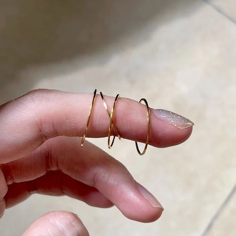 Amna Thin Stacking Band Ring