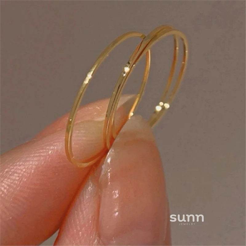 Amna Thin Stacking Band Ring