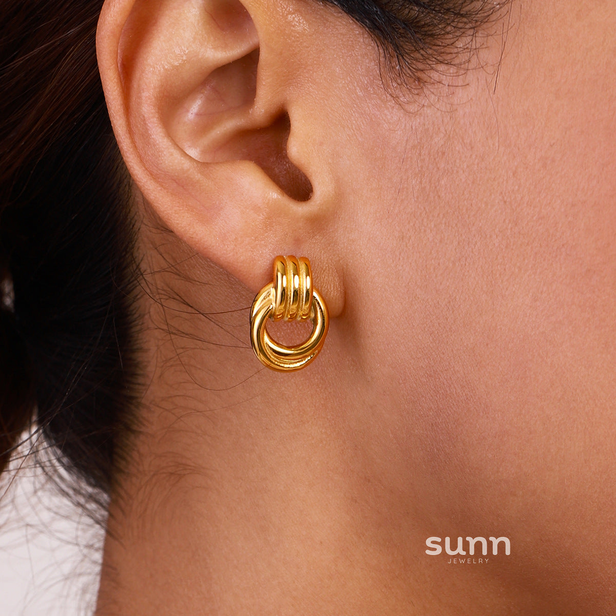 Amorie Sculptural Drop Earrings [1AZGJS6S]