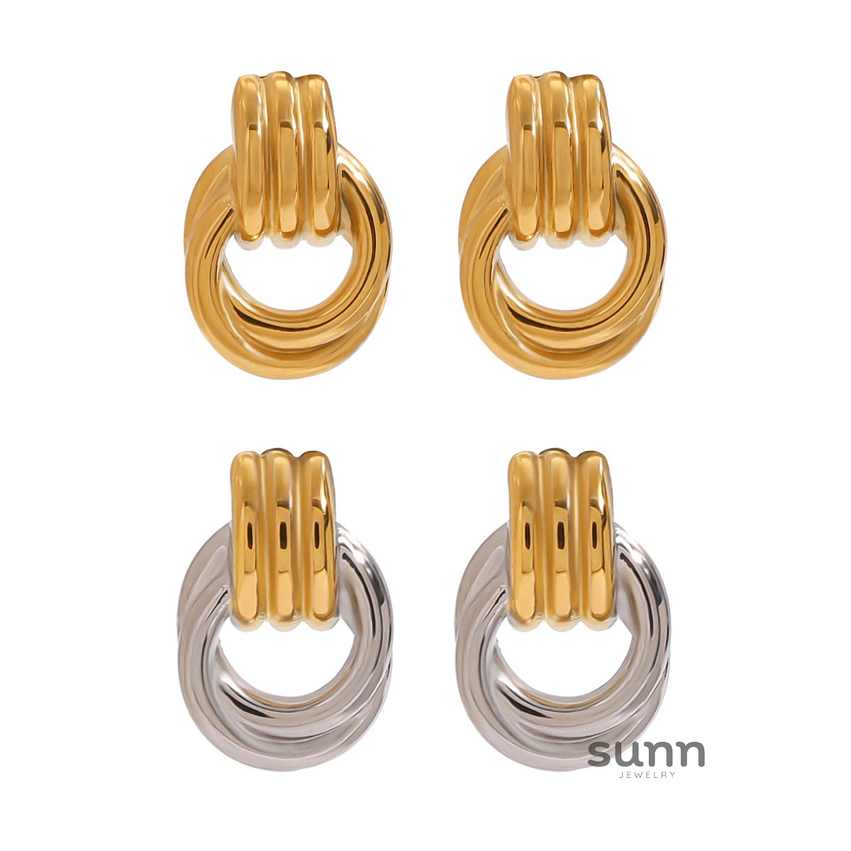Amorie Sculptural Drop Earrings [EDKK4KGC]