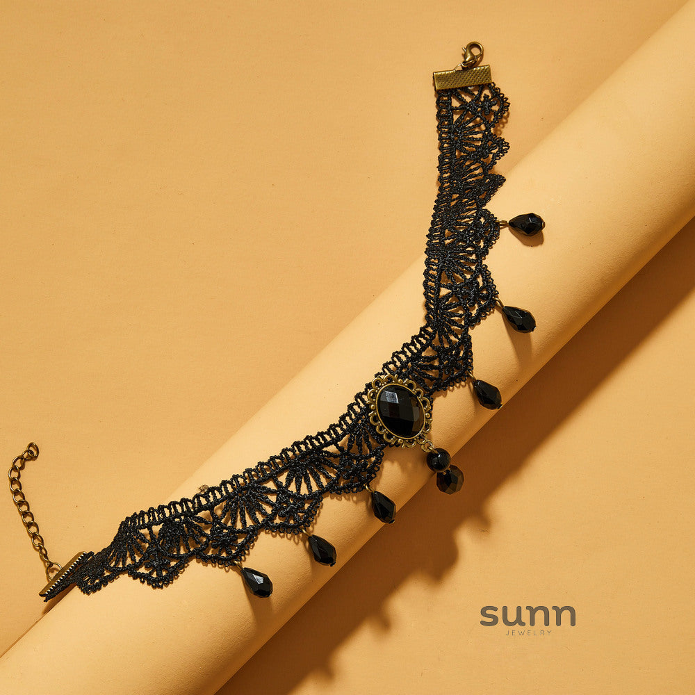 Amran Crystal Lace Choker [068SLO7V]