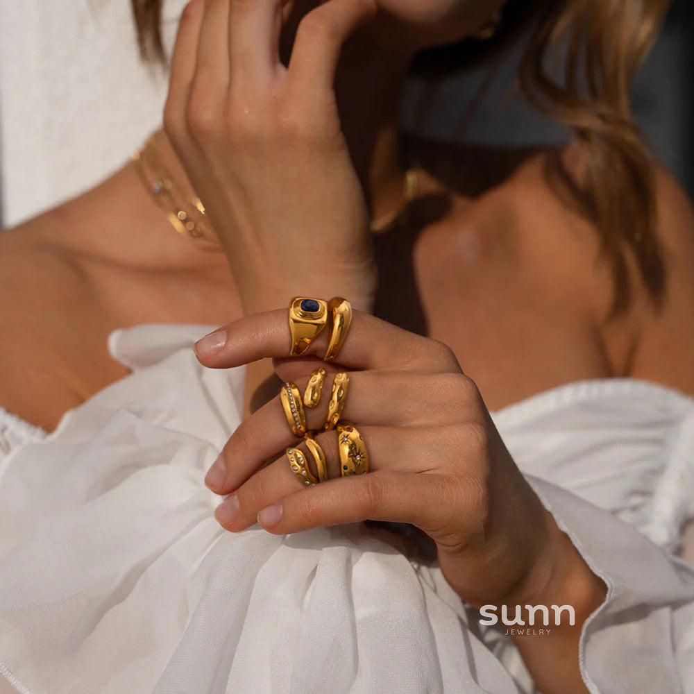 Amy Zircon Stackable Ring [Y2MSVJHI]