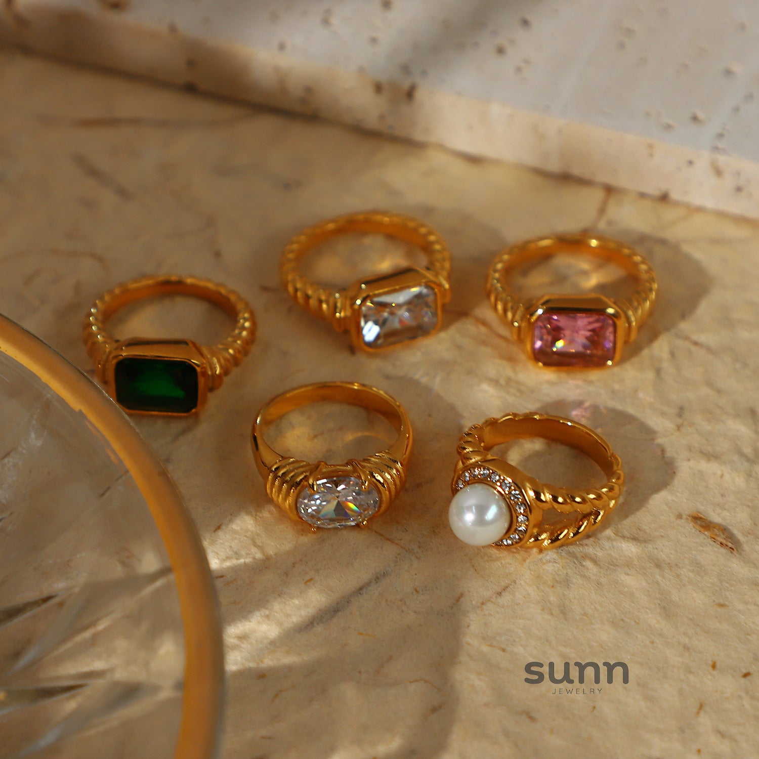Amy Zircon Stackable Ring [ZKSYXJHE]