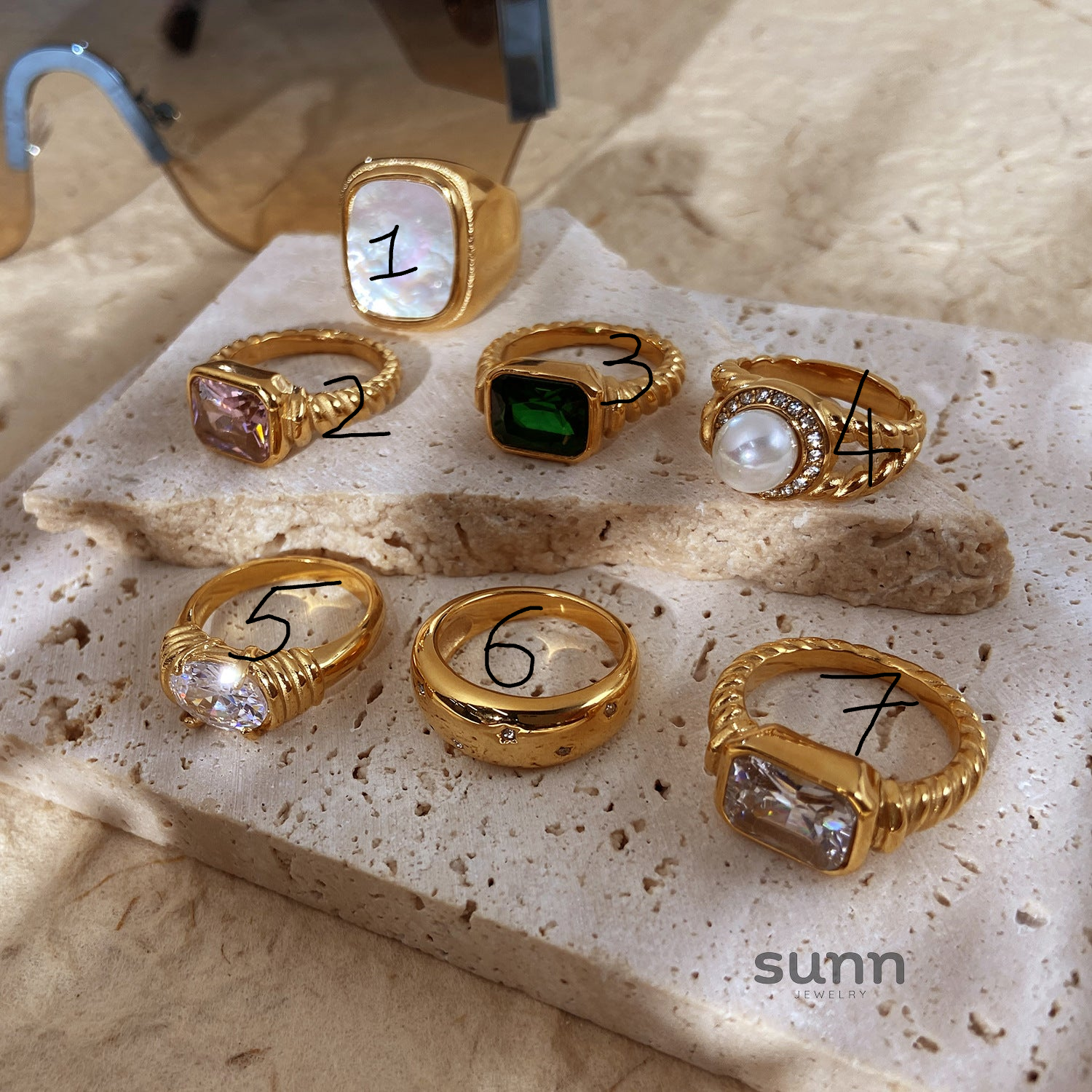 Amy Zircon Stackable Ring