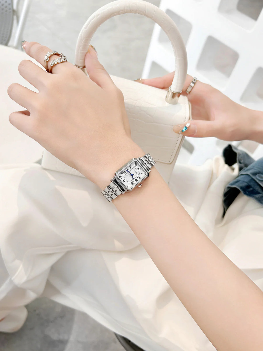 Ana Luxe Steel Watch