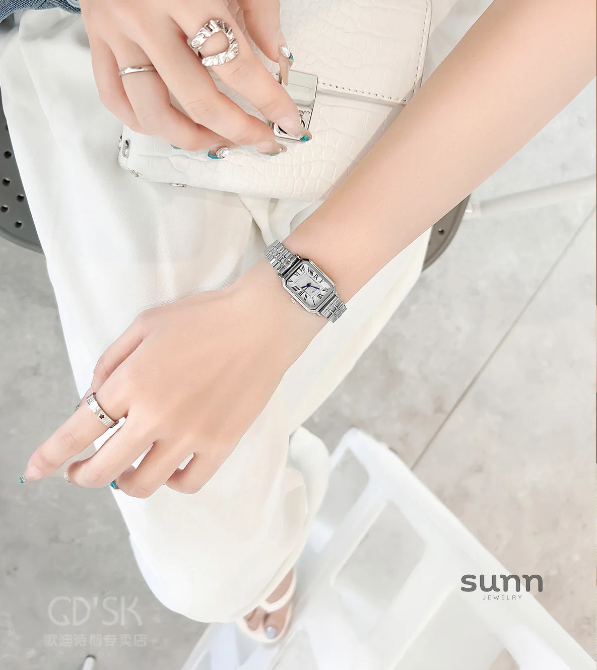 Ana Luxe Steel Watch