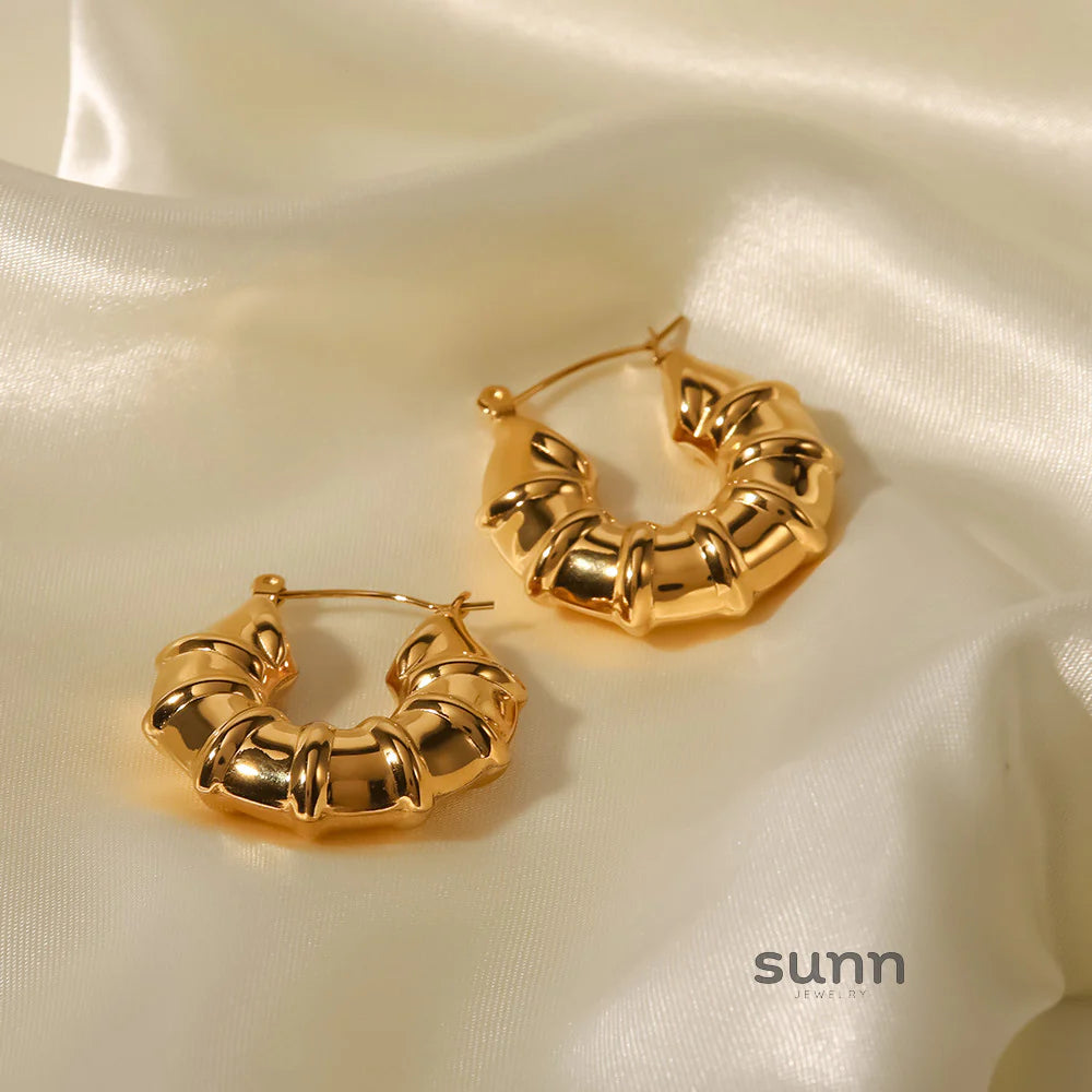 Anabel Geometric Hoop Earrings