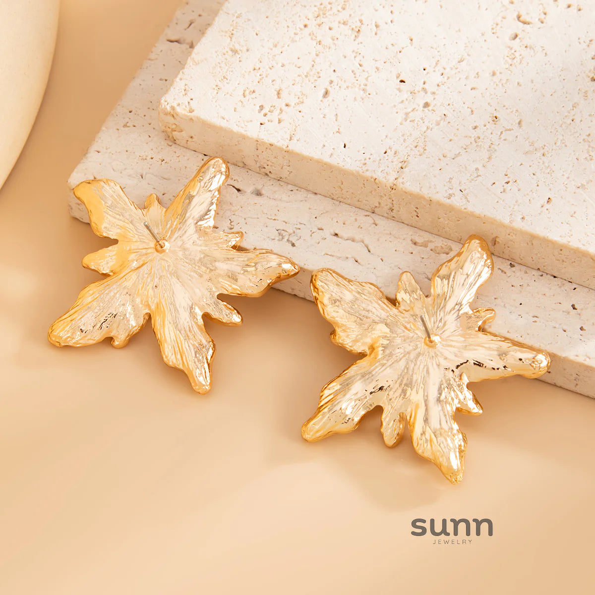 Anabella Blossom Petal Stud Earrings