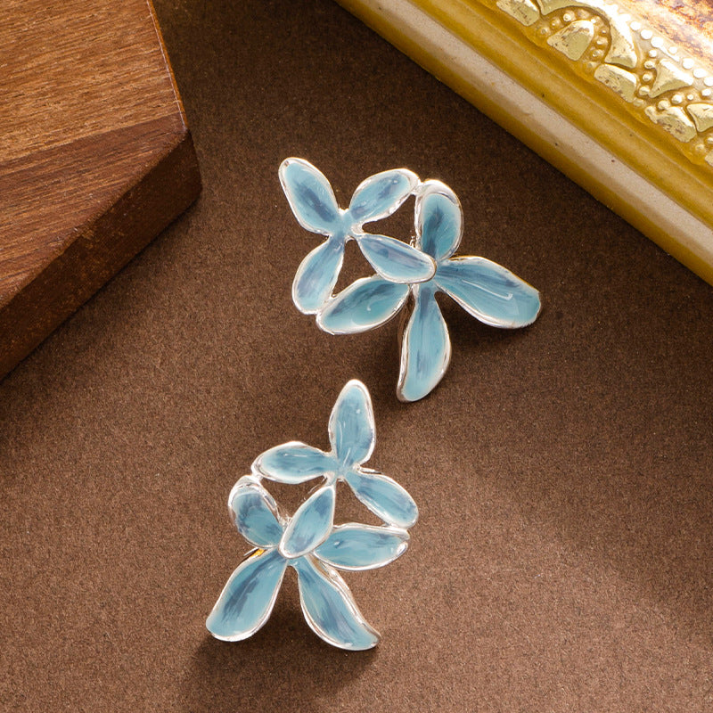Anabella Enamel Flower Earrings [90NC249C]