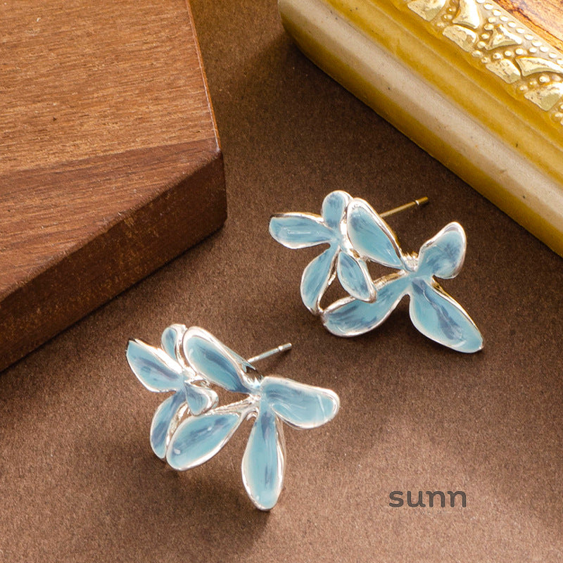 Anabella Enamel Flower Earrings [90NC249C]