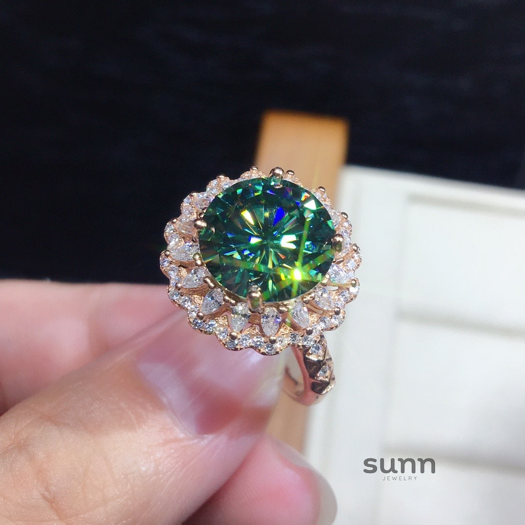 Anahi Ocean Blue Open Ring [N152S1IO]