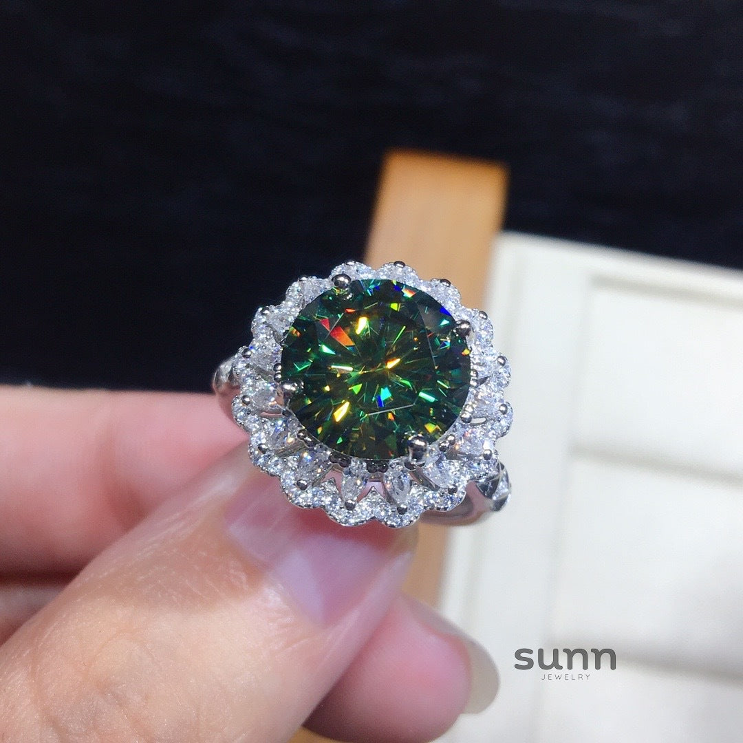 Anahi Ocean Blue Open Ring [U259GFSF]