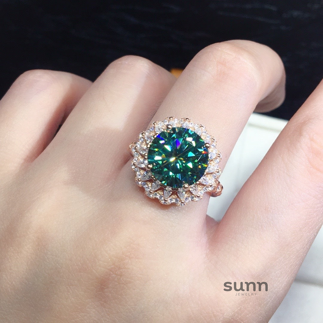 Anahi Ocean Blue Open Ring [3ILHE1DI]