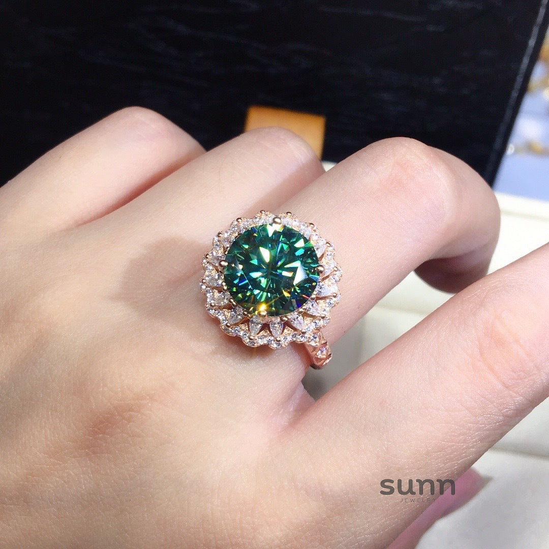 Anahi Ocean Blue Open Ring [D6P6DM0F]