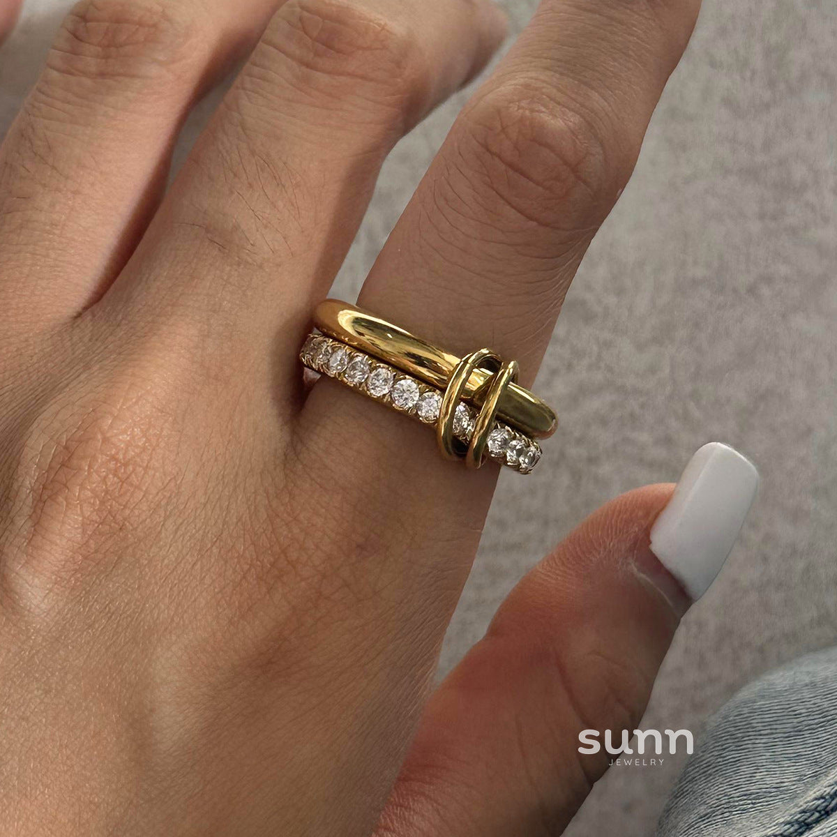 Anai Dainty Stackable Ring [BN0P2SX3]