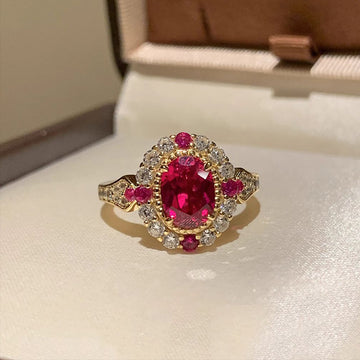Anai Ruby Elegance Jewelry Set [SIQ7QASU]