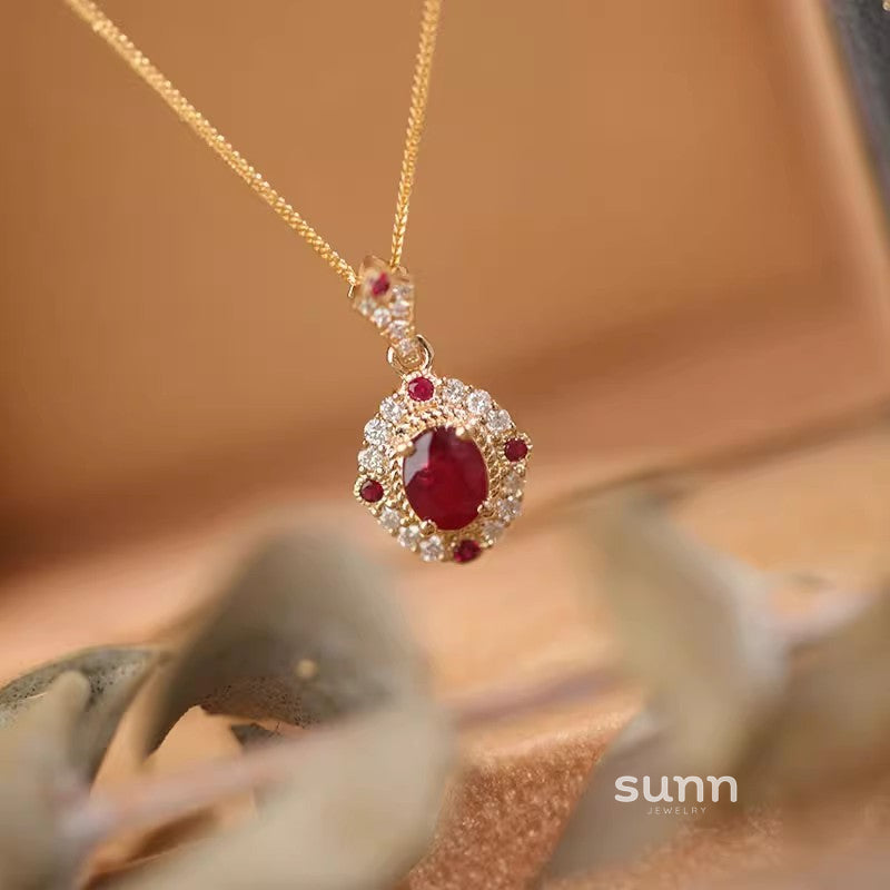 Anai Ruby Elegance Jewelry Set [CR0K9CDA]
