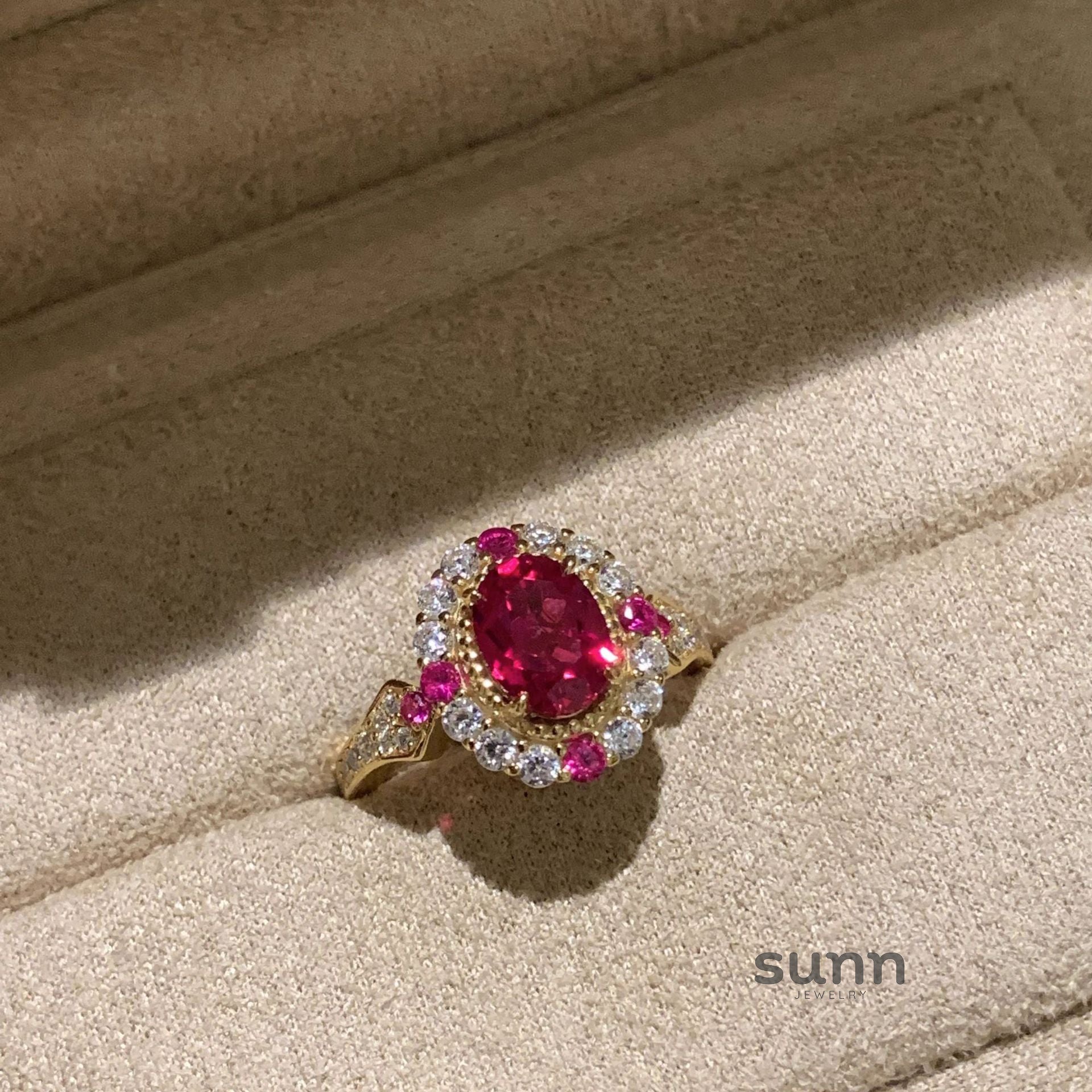 Anai Ruby Elegance Jewelry Set [U0FT42U7]