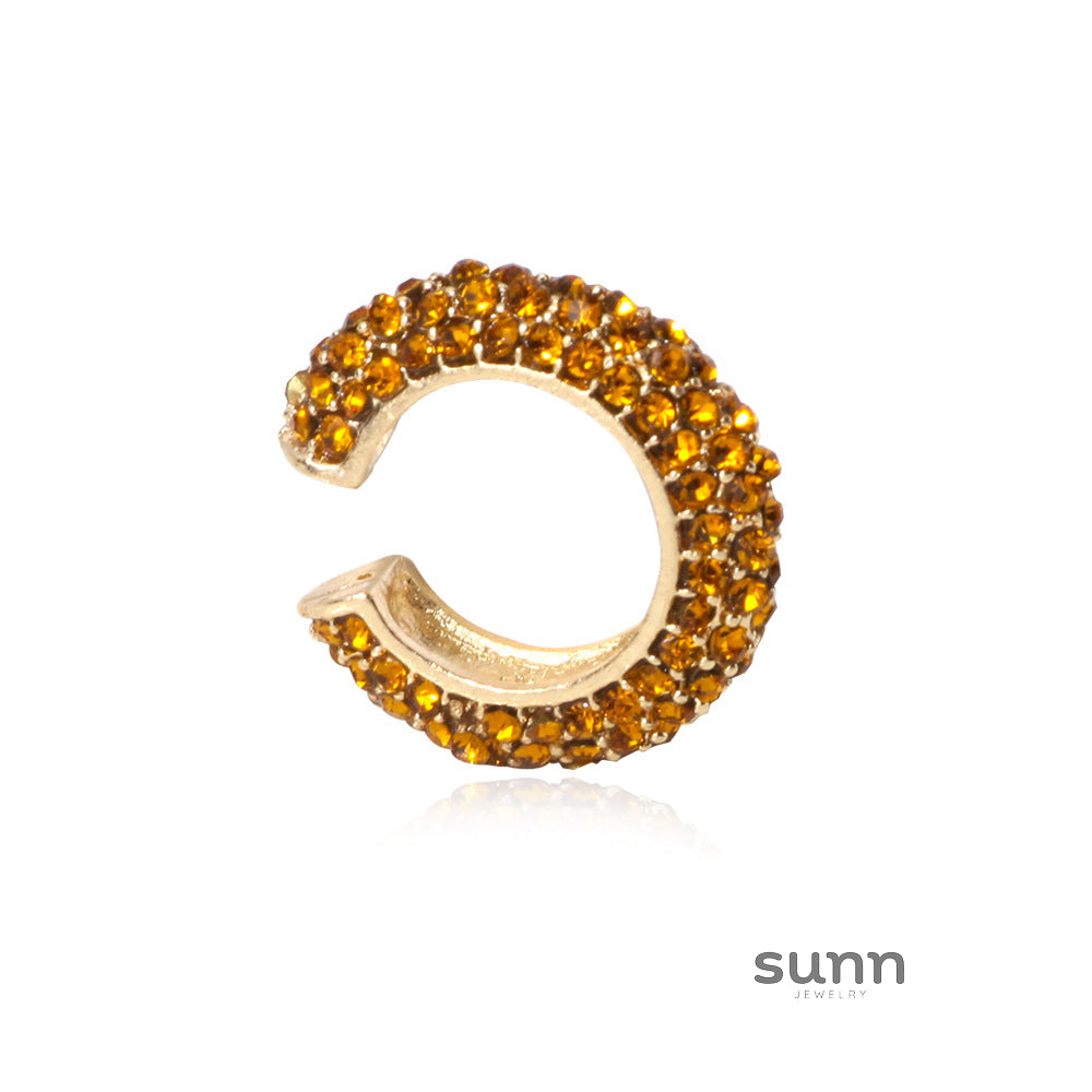 Anaira C-Shape Rhinestone Ear Cuff [SVCE39M6]