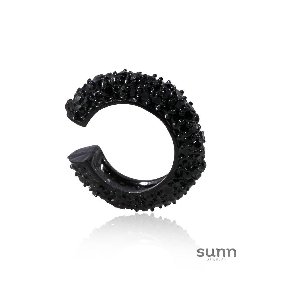 Anaira C-Shape Rhinestone Ear Cuff [90OFN07M]