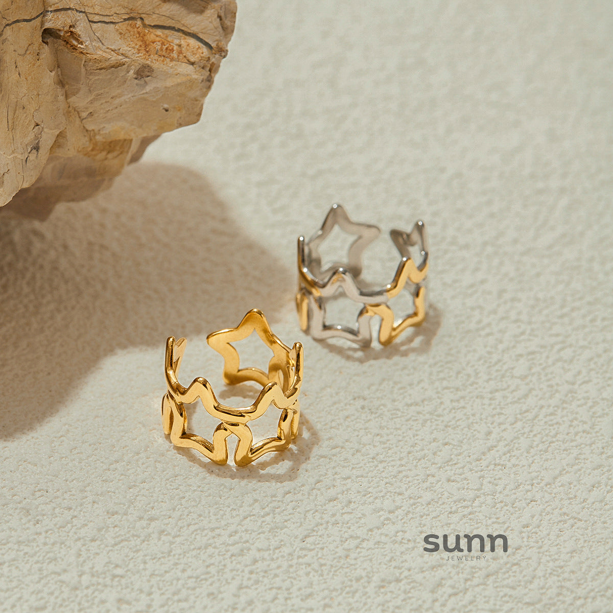Anaisha Star Stainless Ring [XXD2H26H]