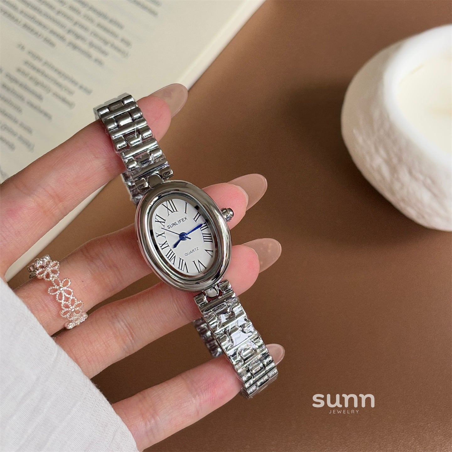 Analicia Geometric Roman Watch [VS9QE5YK]