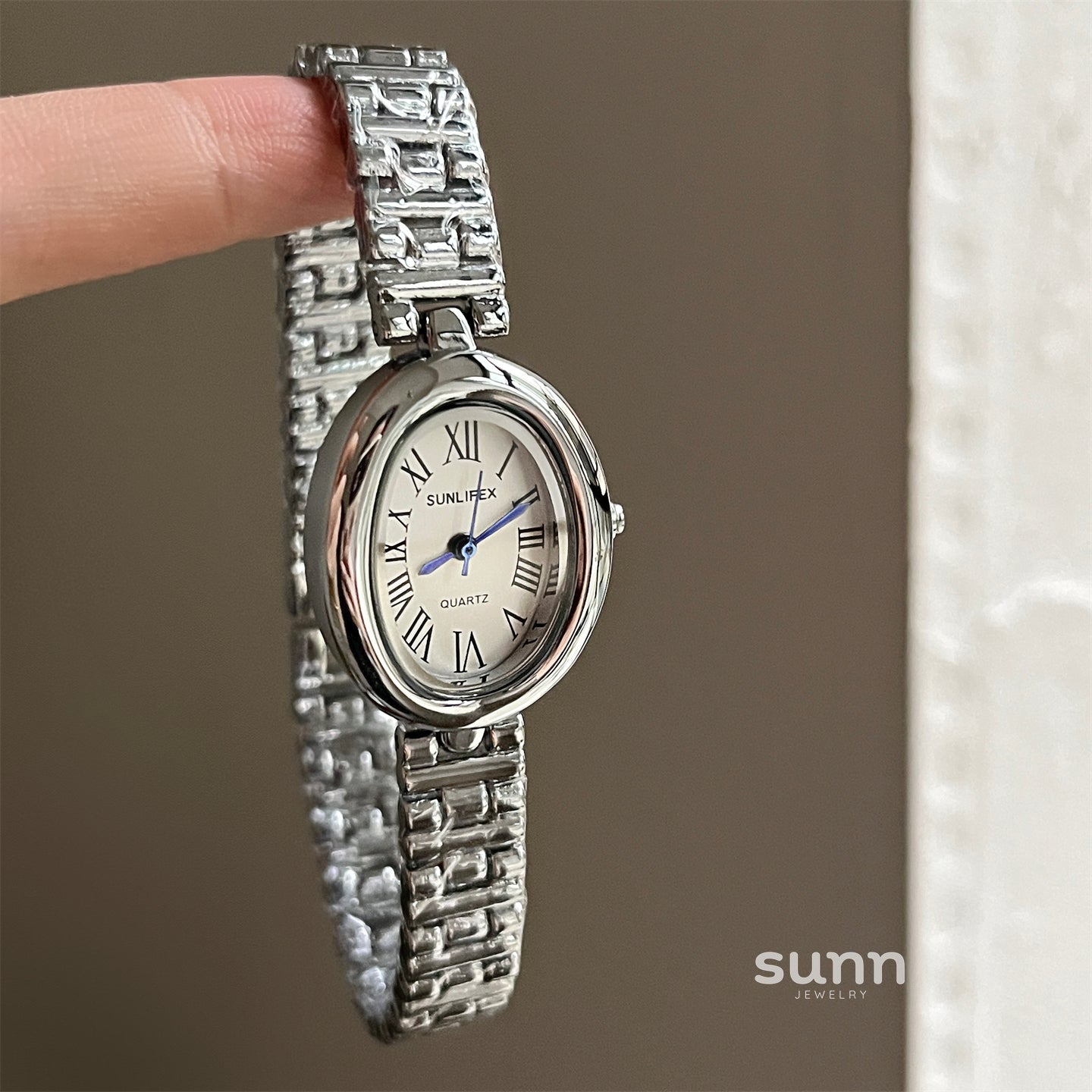 Analicia Geometric Roman Watch [L0ZAS1IF]