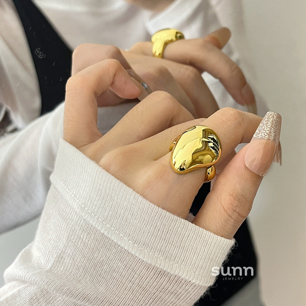 Anapaula Waterdrop Statement Ring [T6B0Q6NT]