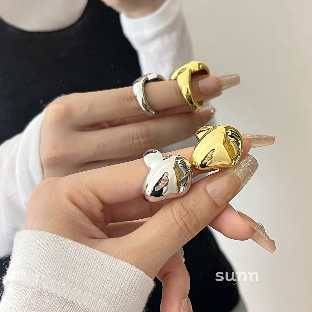 Anapaula Waterdrop Statement Ring [61734TAI]