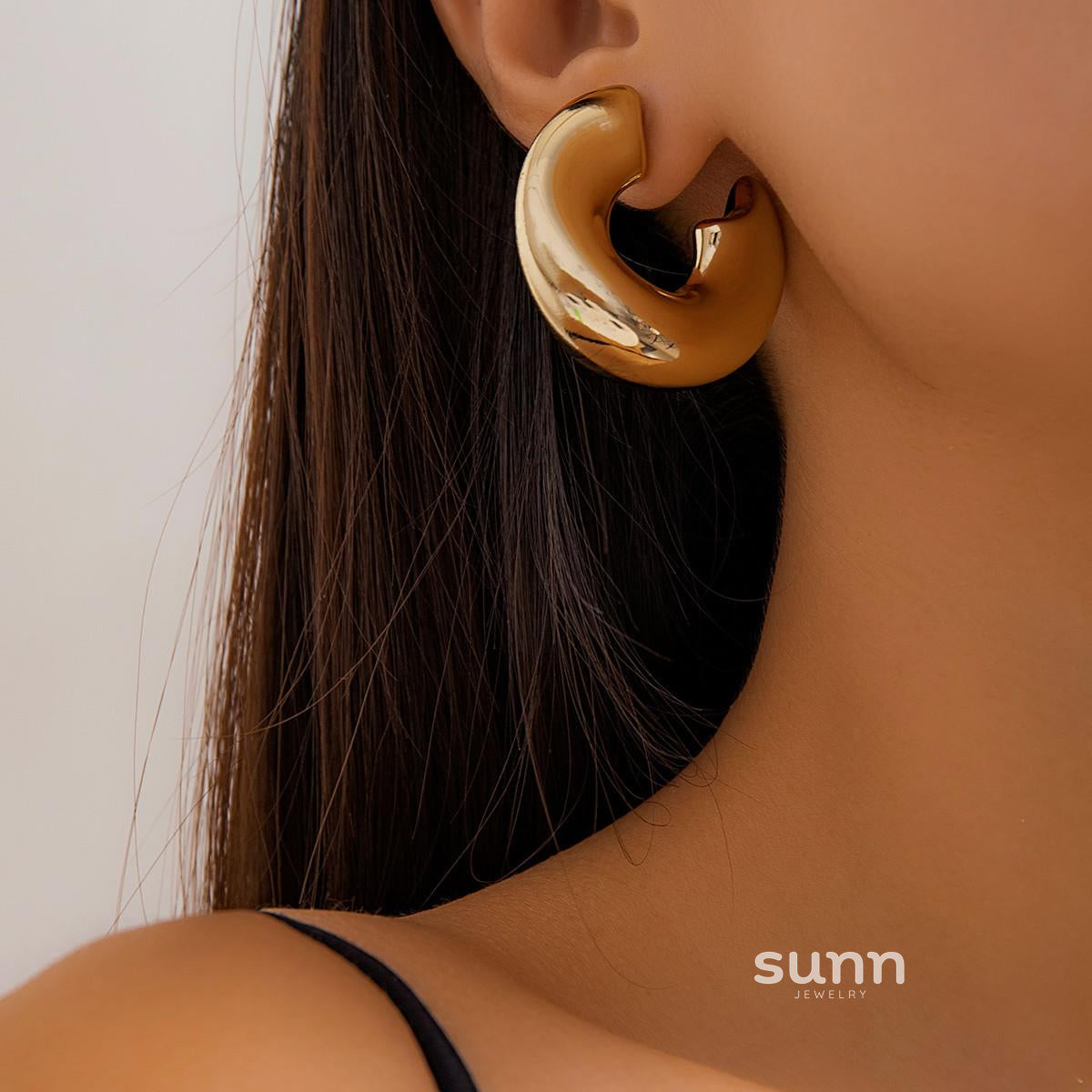 Anasofia Geometric Drop & Hoop Earrings [BBPD3H6W]