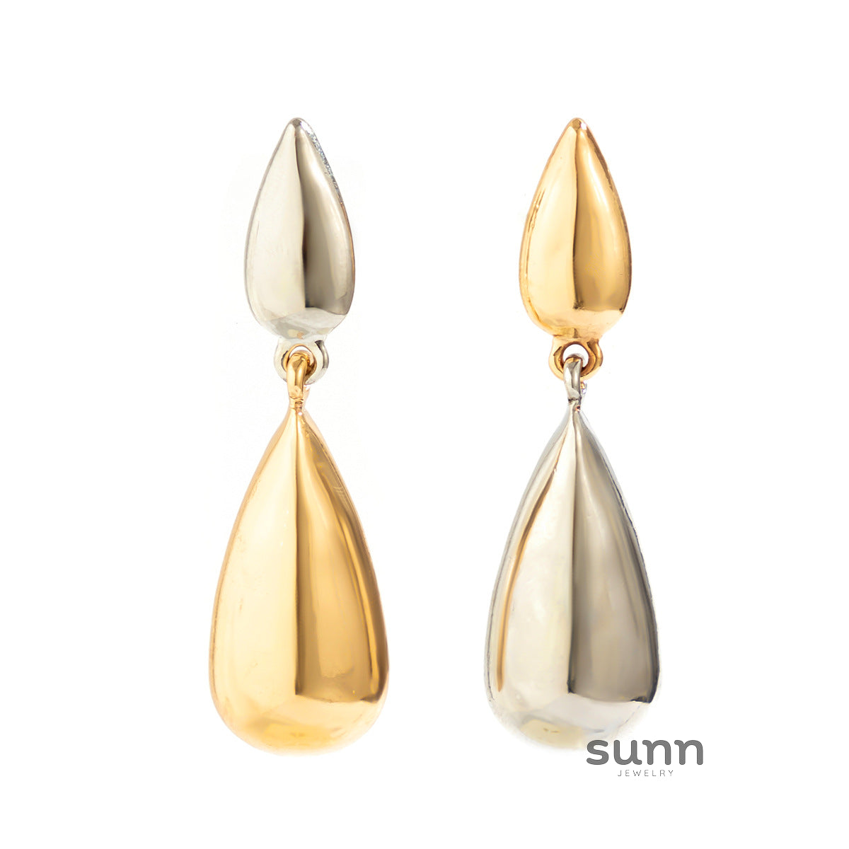 Anasofia Geometric Drop & Hoop Earrings [O3V7AL0S]