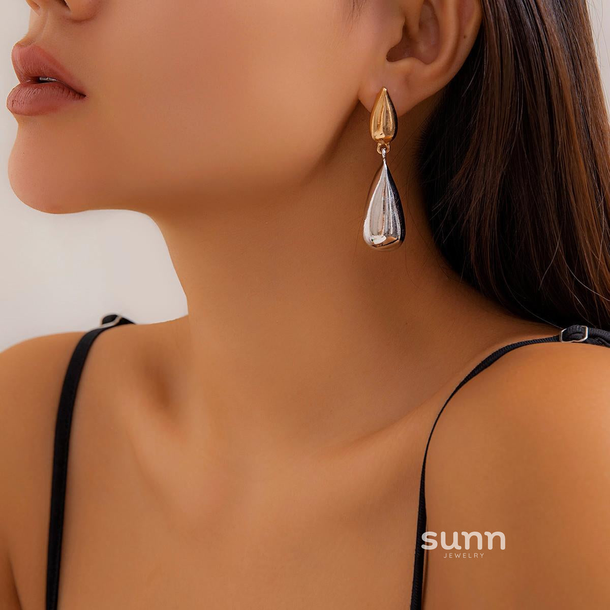 Anasofia Geometric Drop & Hoop Earrings [NC8N6WL8]