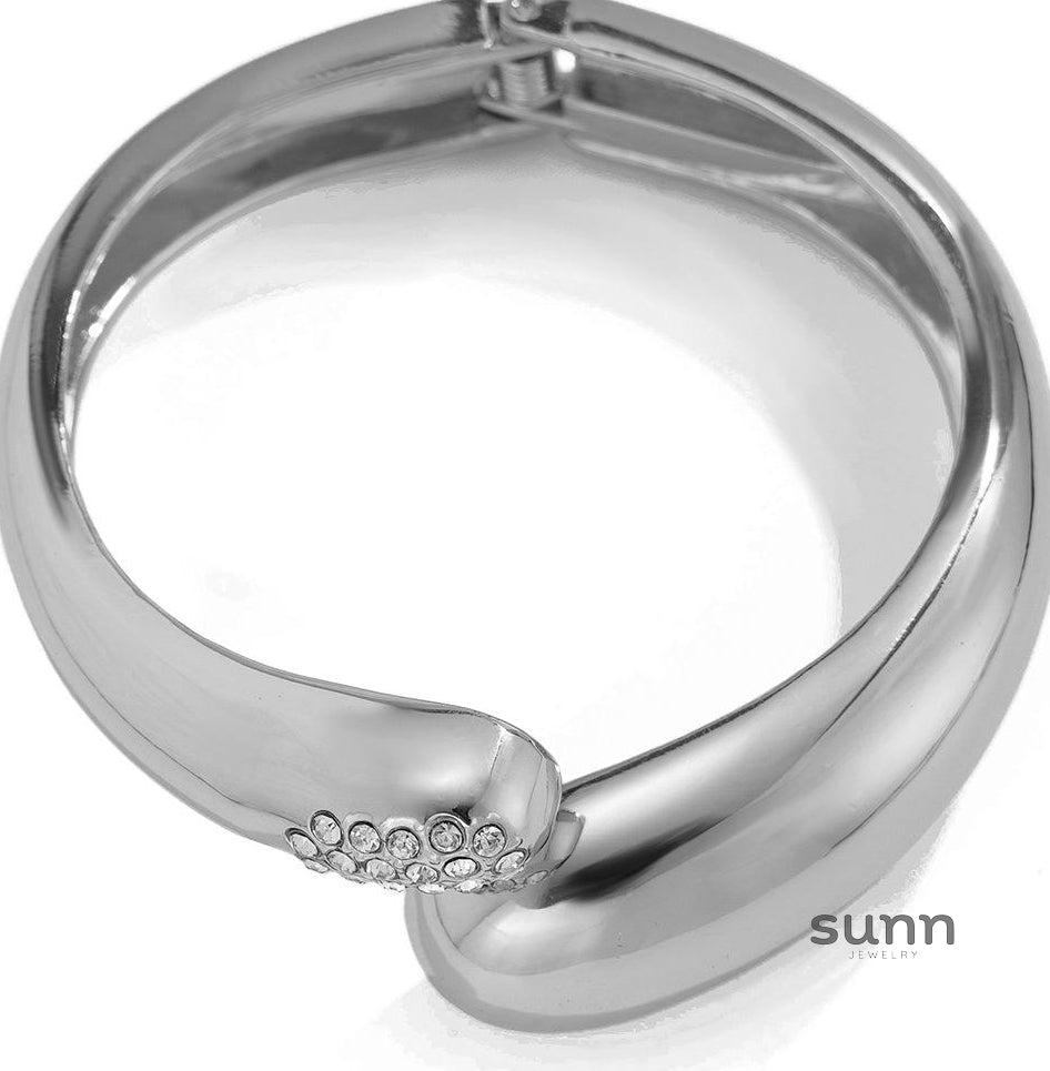 Anasofia Waterdrop Cuff Bracelet [BXE5AKY5]