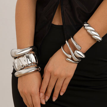 Anasofia Waterdrop Cuff Bracelet [OZ94GBJK]