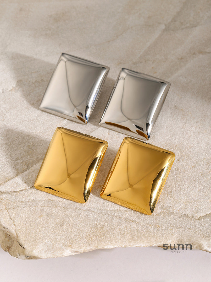 Anastazia Sleek Gold Earrings [LFKRR8EY]