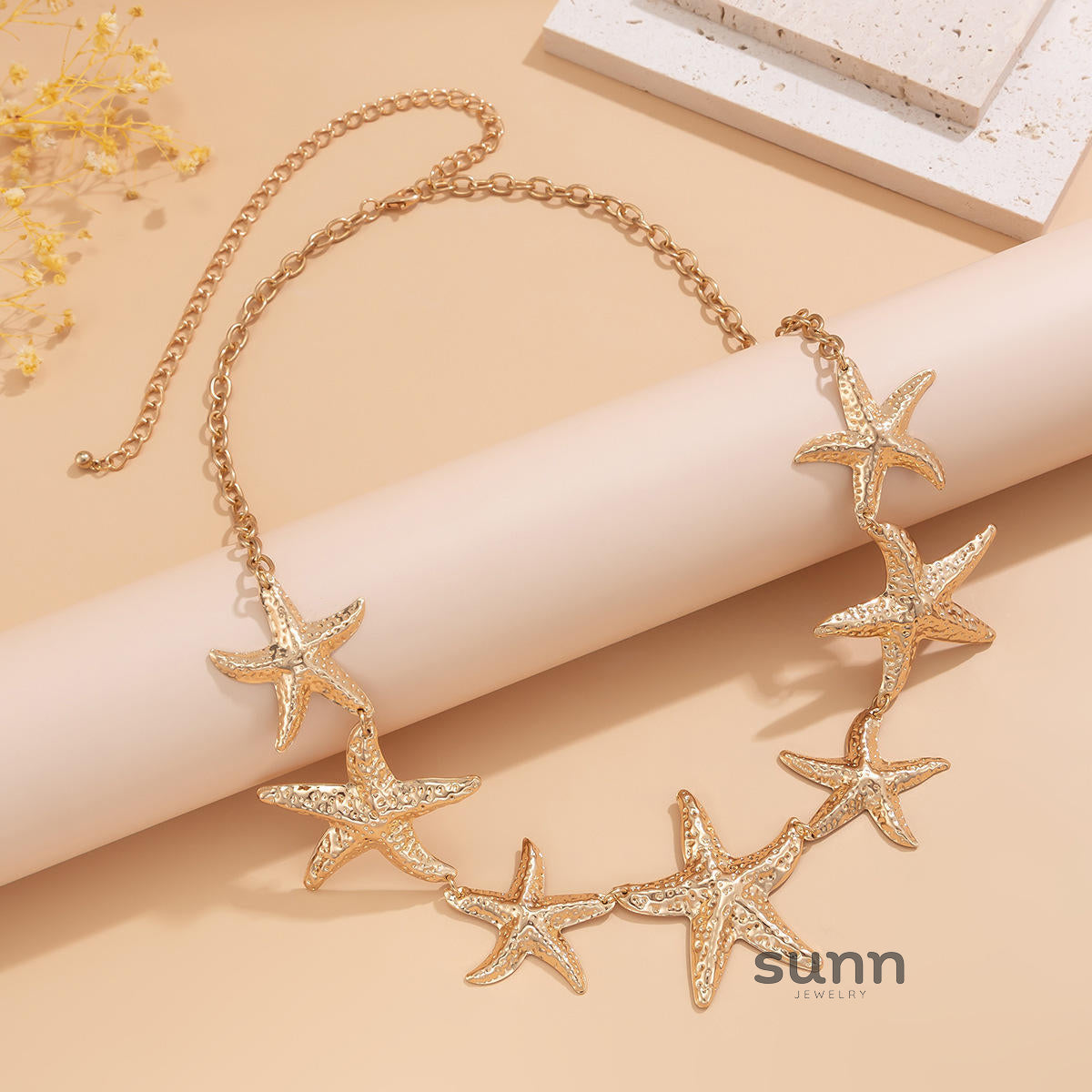 Anastazja Starfish Pearl Body Chain [ARS2Q0BD]