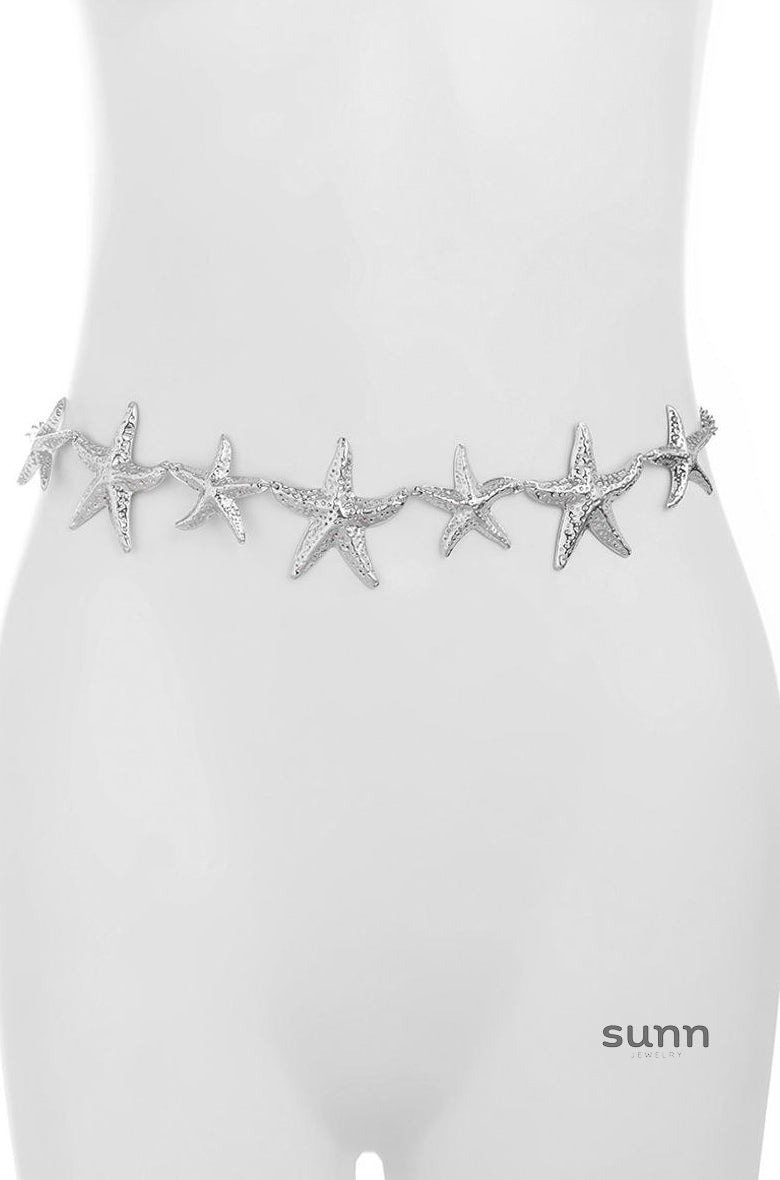 Anastazja Starfish Pearl Body Chain [BO5LPN7J]