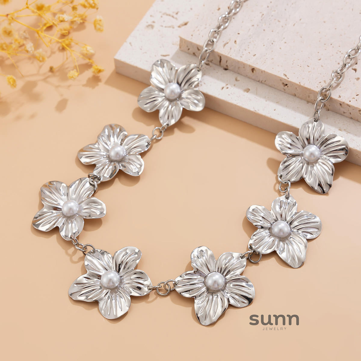 Anastazja Starfish Pearl Body Chain [OED5JOHU]